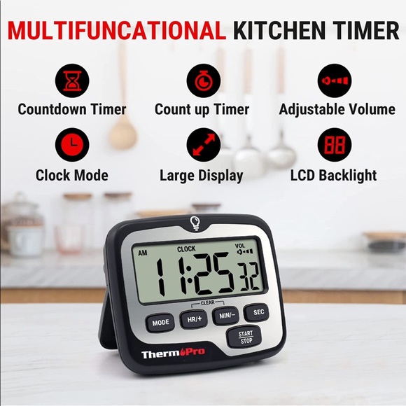 ThermoPro Digital Kitchen Timer - Picture 4 of 8